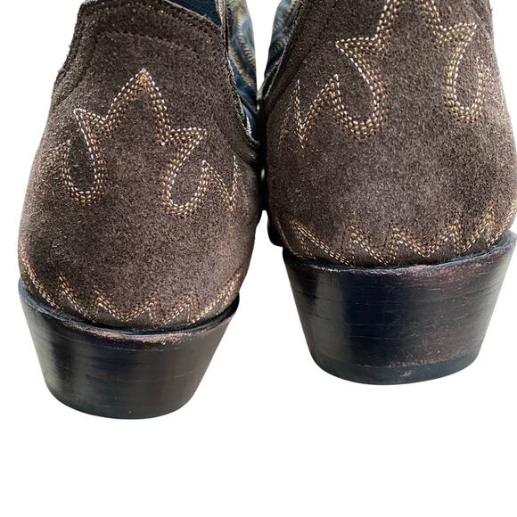 Old Gringo Black and Brown Embroidered Cowboy Boots - Picture 7 of 8